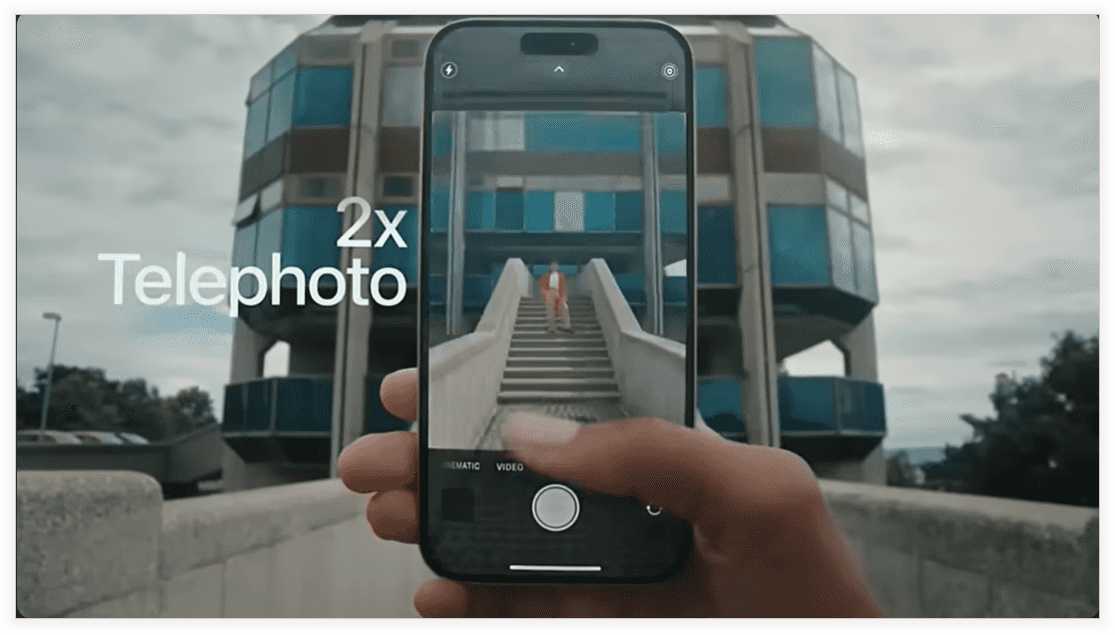 iPhone specifically targets people who love capturing moments but aren't professional photographers and don't want to carry bulky gear.
