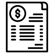icône prix et devis