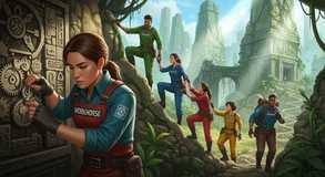 Ingenuity unlocks ascent through mystery.
