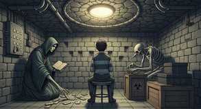 Fate whispers through radioactive shadows.
