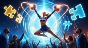 Unity leaps through radiant challenge.