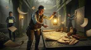 Lantern guides minds through mystery.