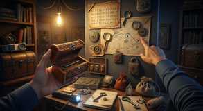 Clues align beneath ancient insight.
