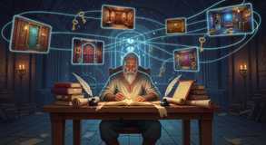 Secrets unlock through written wisdom.