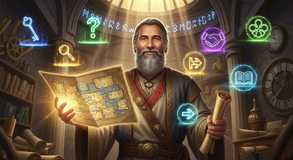 Discovery unfolds through ancient insight.