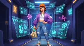 Style navigates through digital pulse.