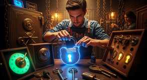 Music unlocks mystery through mechanics.