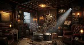 Time hums through crafted mystery.