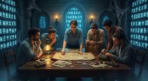 Magic guides through shared strategy.