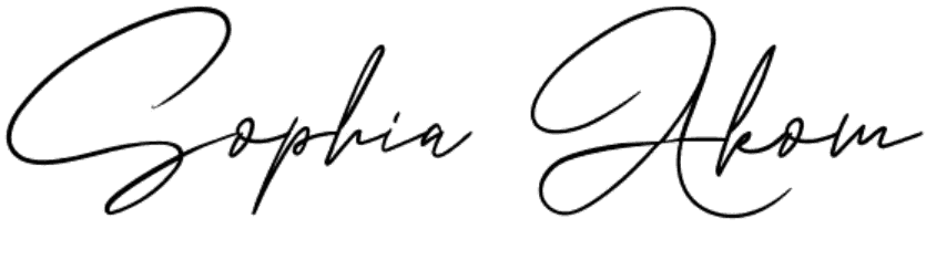 Sophia Akom signature