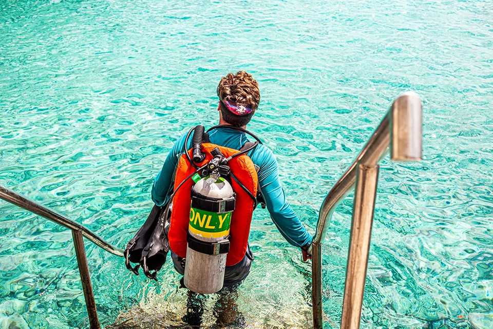 Stairway at Buddy Dive Resort