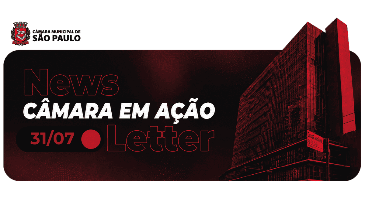 Capa da edição da newsletter Câmara em Ação