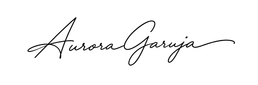 Aurora Garuja signature