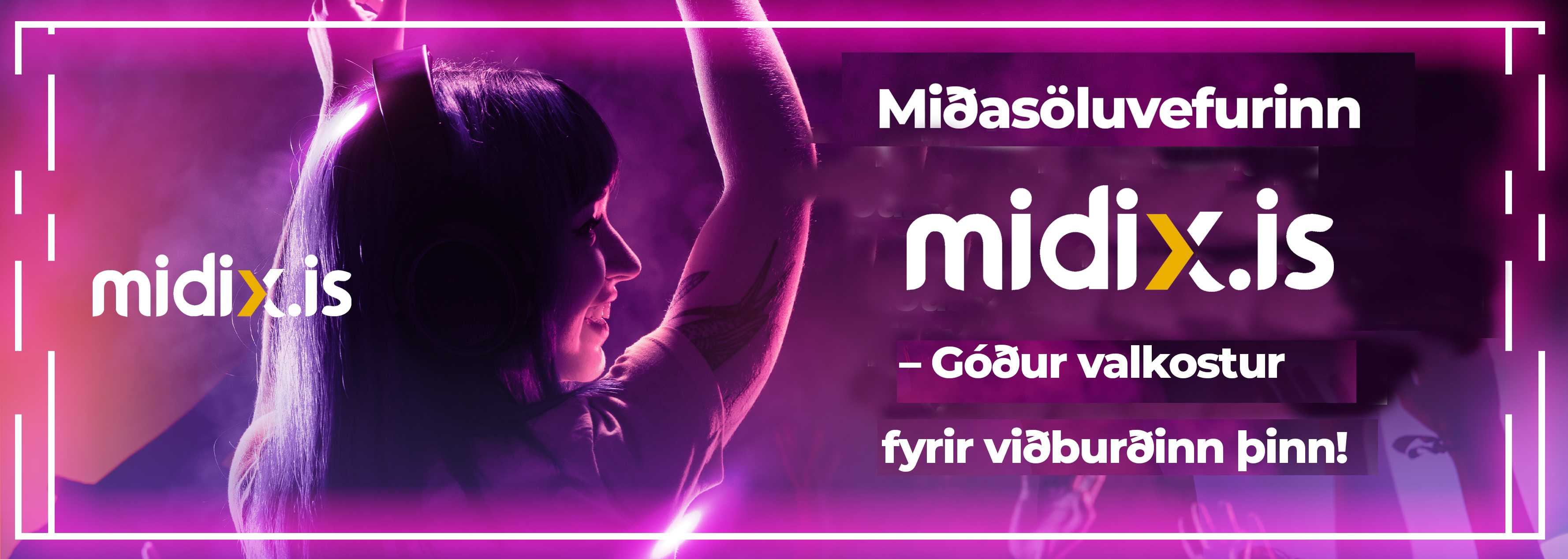 MidiX.is — góður valkostur fyrir viðburðinn þinn