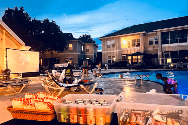 Movie night just got cooler with a midweek splash and a film under the stars.