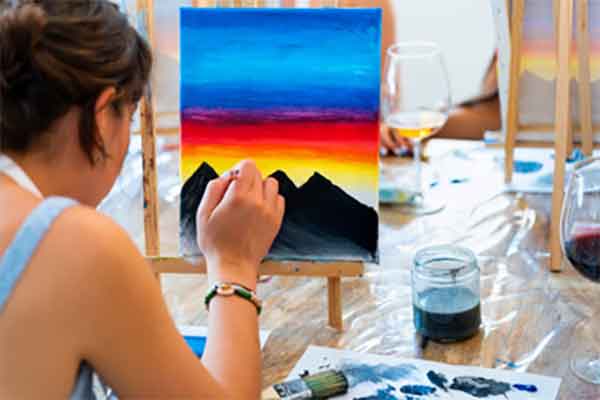 Unleash your inner artist at Sip & Paint.