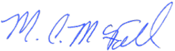 McFall signature McFall signature