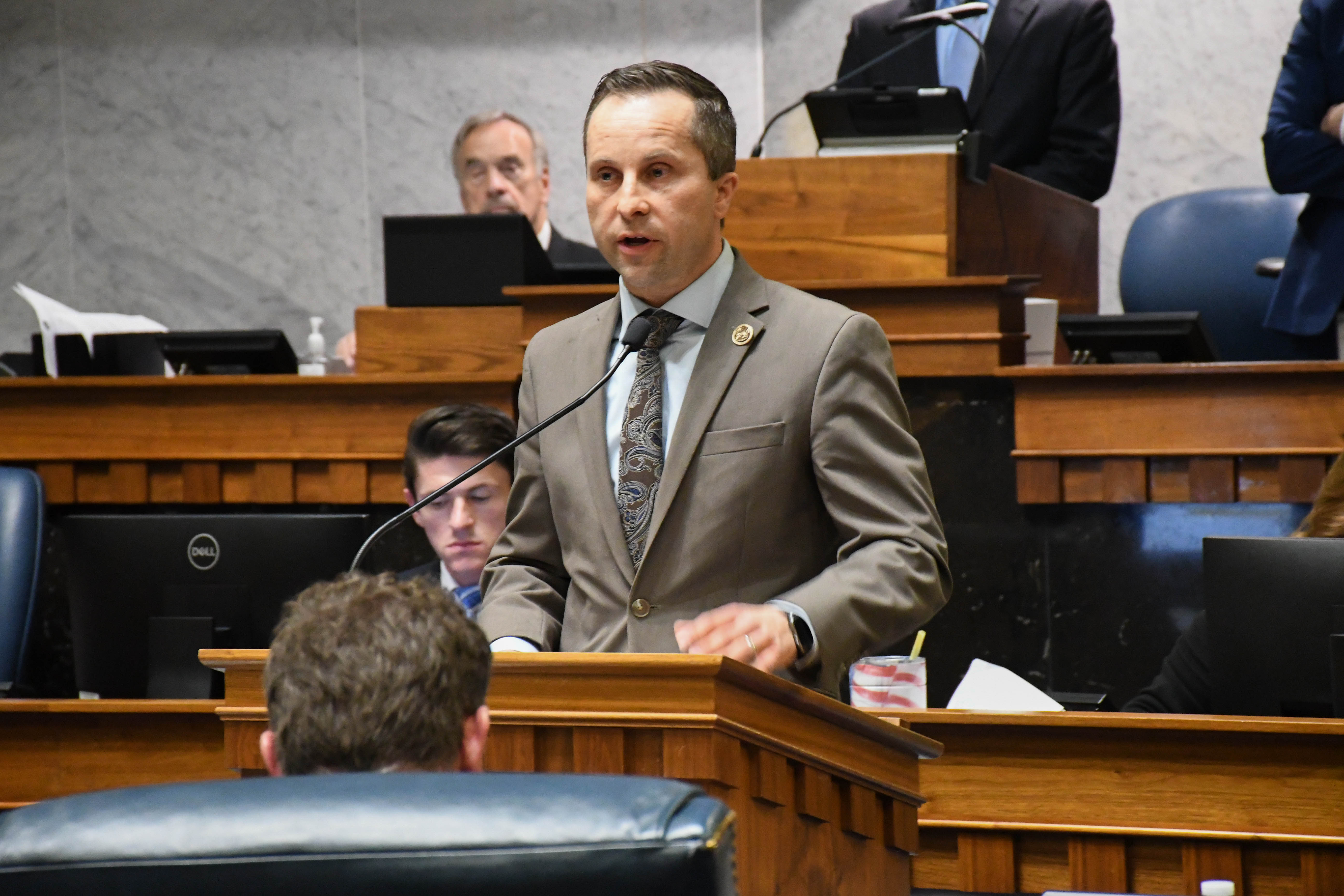 Senator Deery Podium