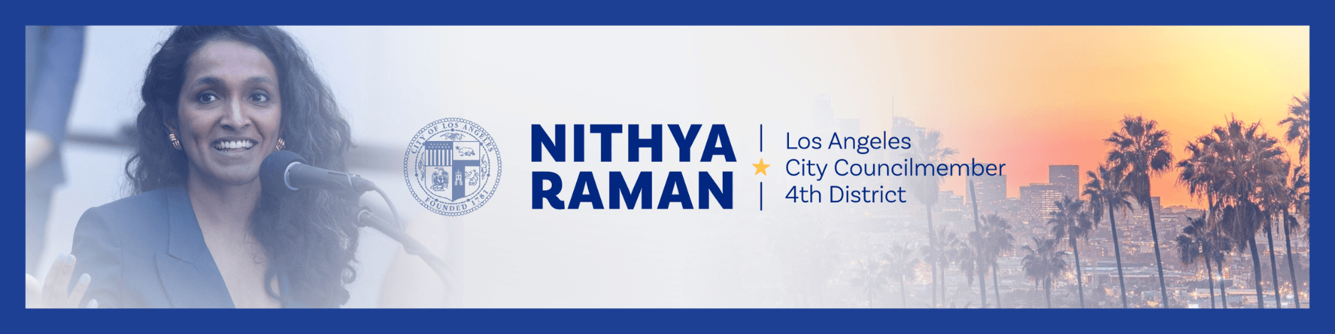 Header Image with Nithya Raman Logo 