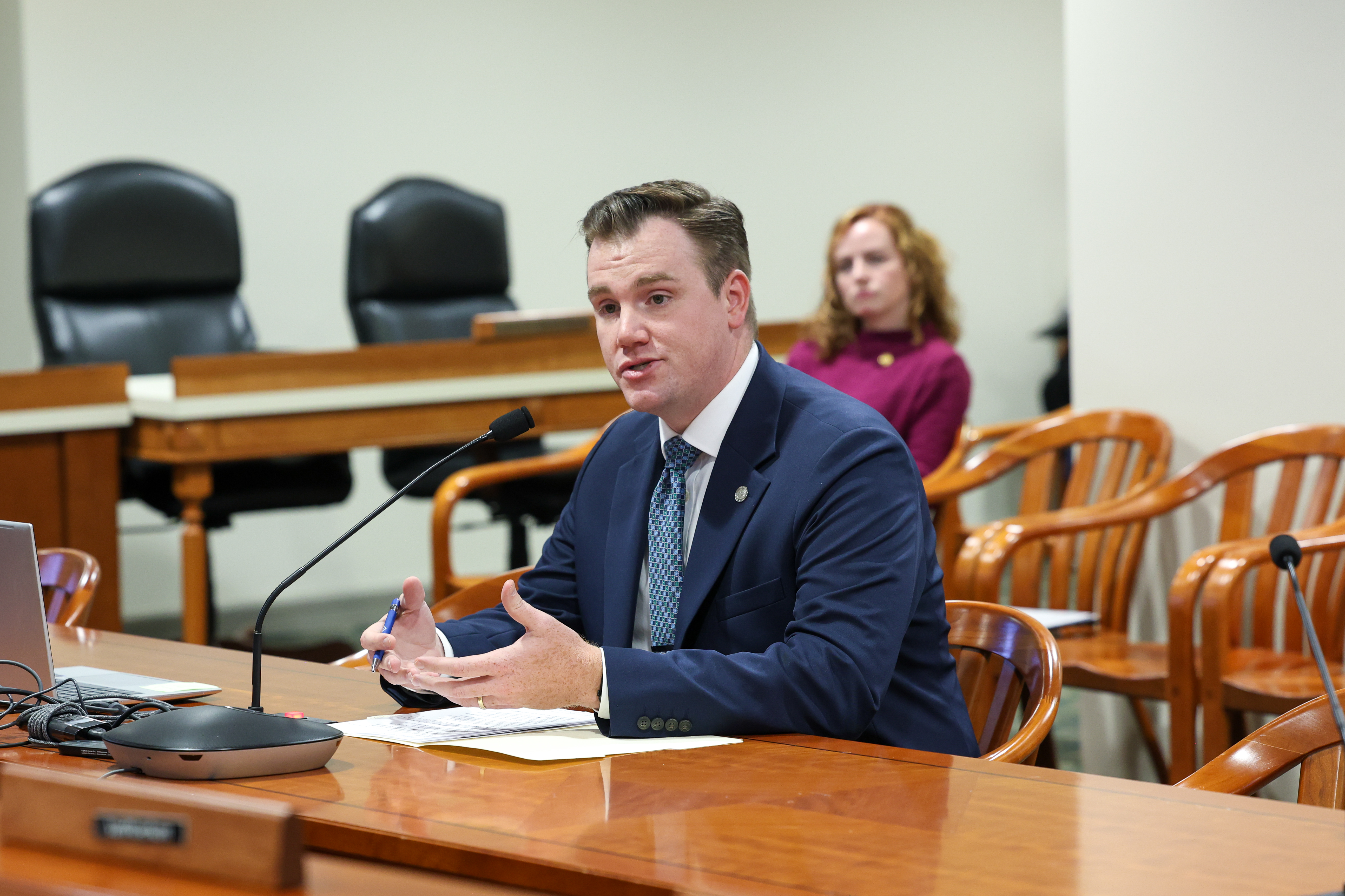 State Representative John Fitzgerald testifying in the House Committee on Labor and Economic Opportunity on October 1, 2025. State Representative John Fitzgerald testifying in the House Committee on Labor and Economic Opportunity on October 1, 2025.