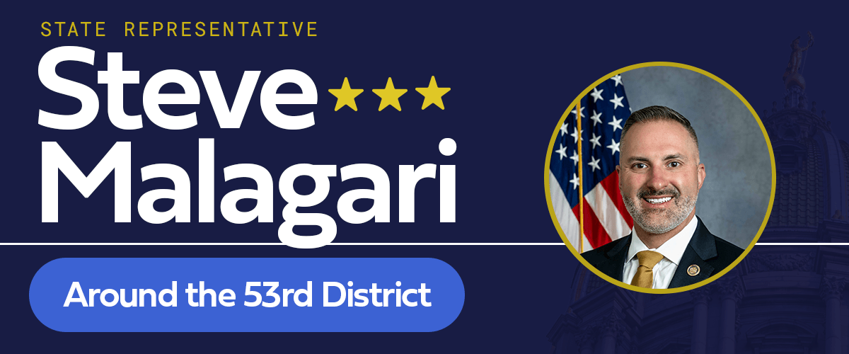 PA Representative Steve Malagari banner image