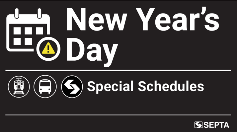 SEPTA New Year's Day Special Schedule