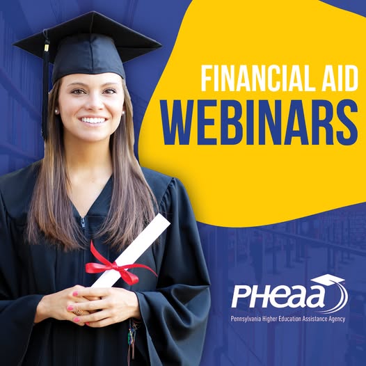PHEAA Financial Aid Webinars