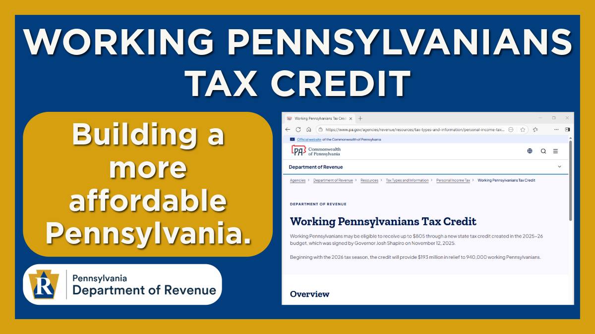 Working PA Tax Credit
