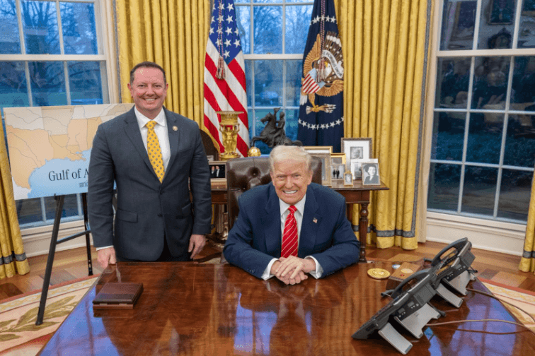 Rep. Burlison w/ POTUS