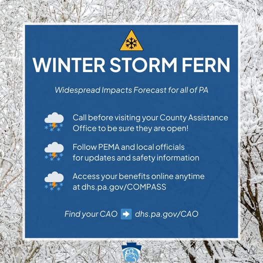 County Assistance Update for the Storm