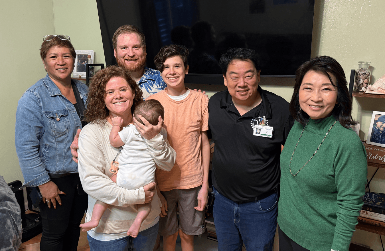 Lt. Gov. Sylvia Luke and group smiling for a group photo. 