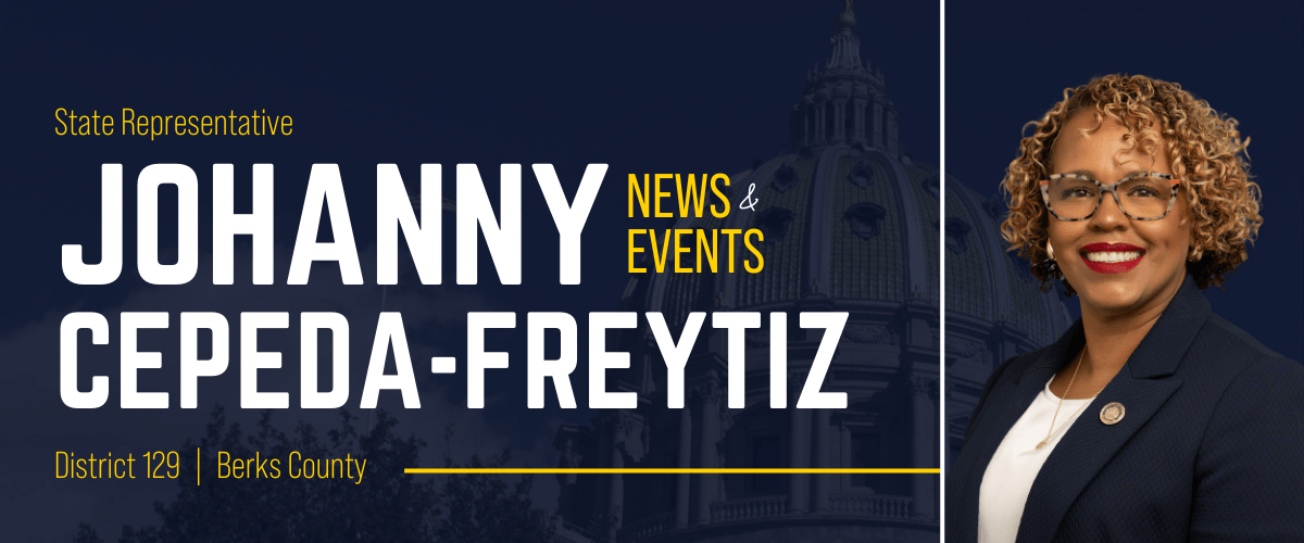 PA Representative Johanny Cepeda-Freytiz banner image