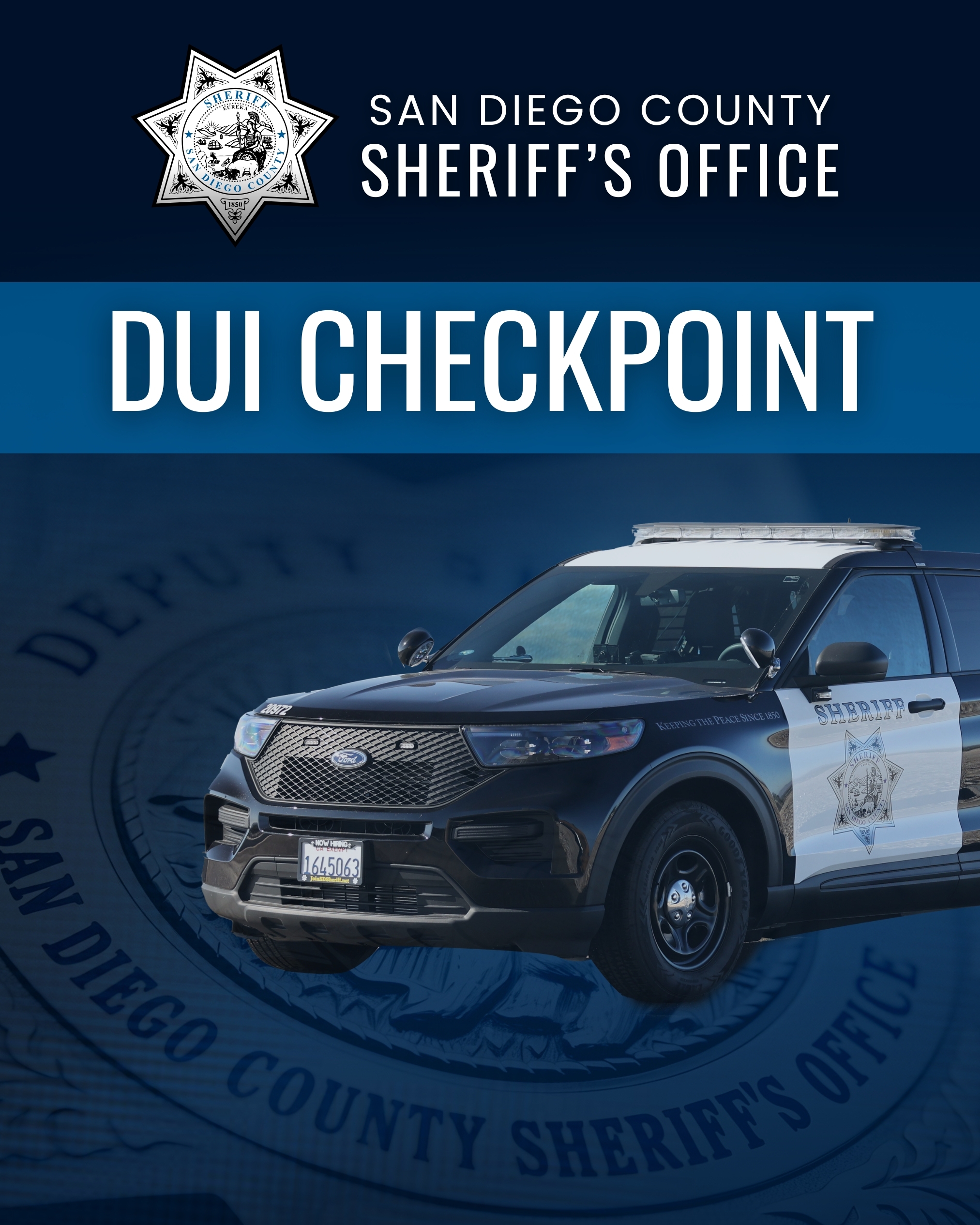 Sheriff star with gold and navy blue reef that says community partnership award and san diego county sheriff's office on a ribbon.