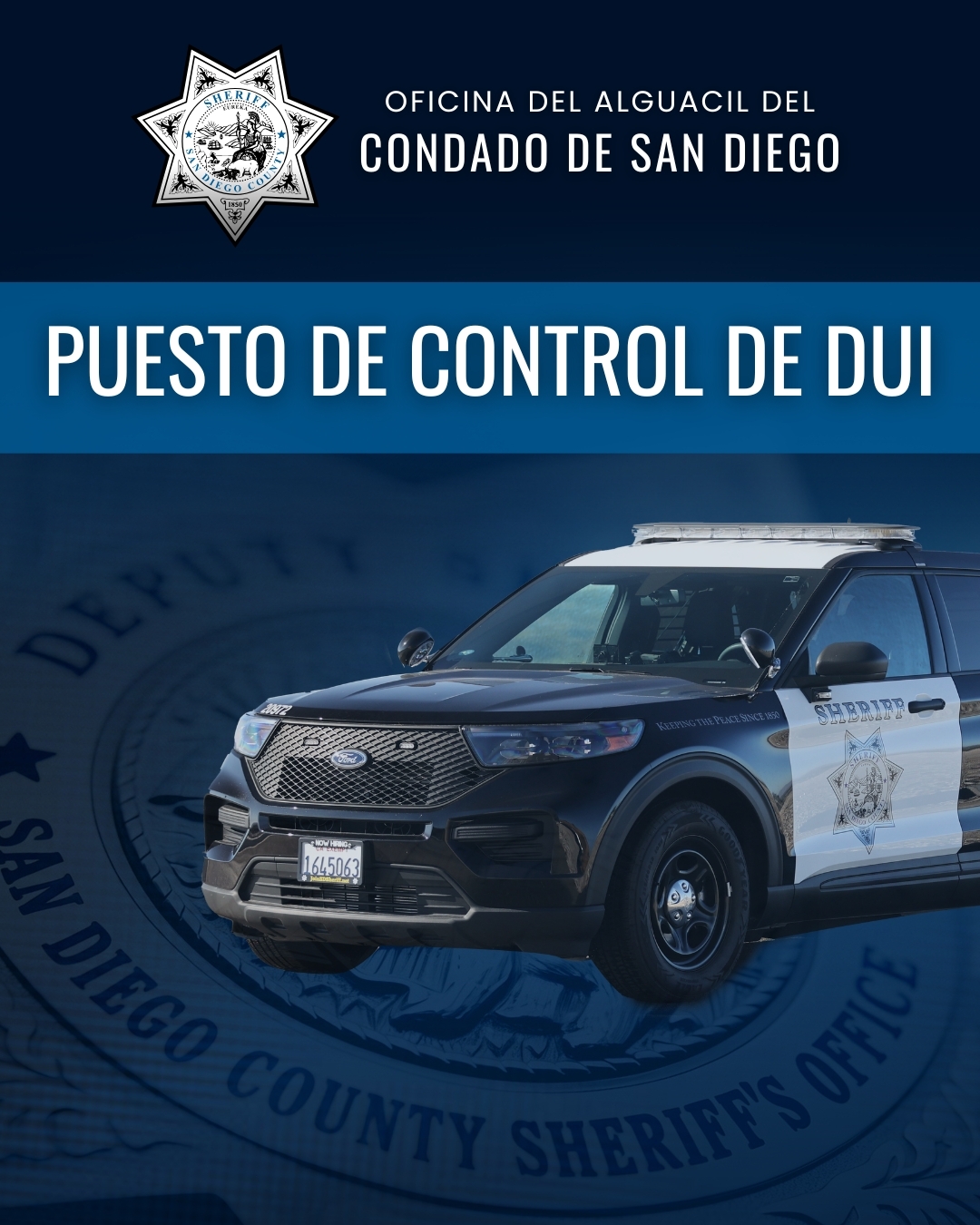 Sheriff star with gold and navy blue reef that says community partnership award and san diego county sheriff's office on a ribbon.