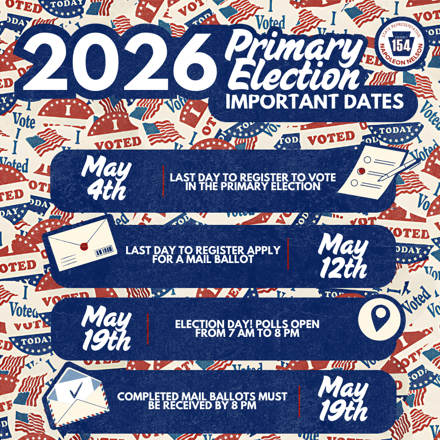 Primary Election Important Dates