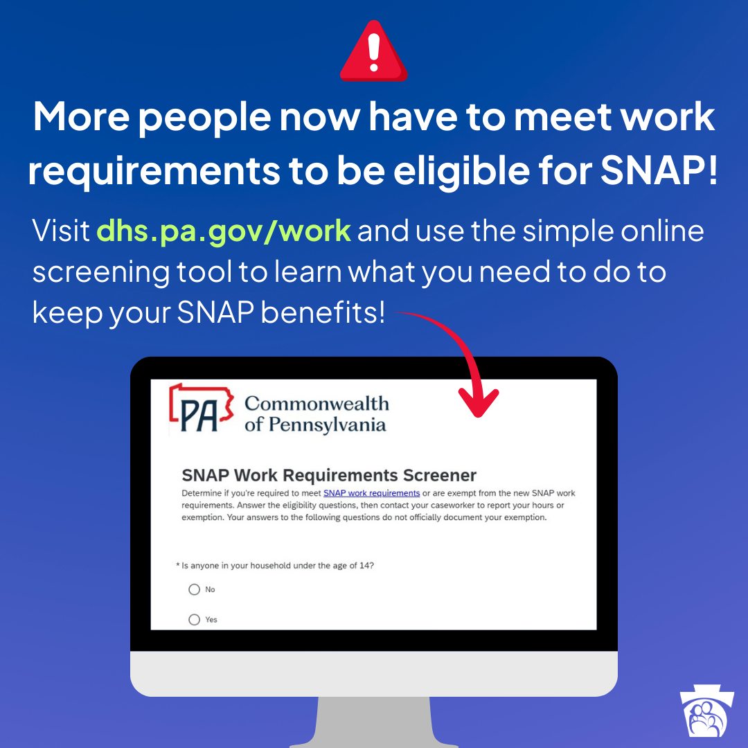New SNAP Work Requirements