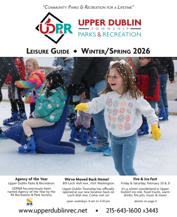 a visual of the Upper Dublin Leisure Guide cover