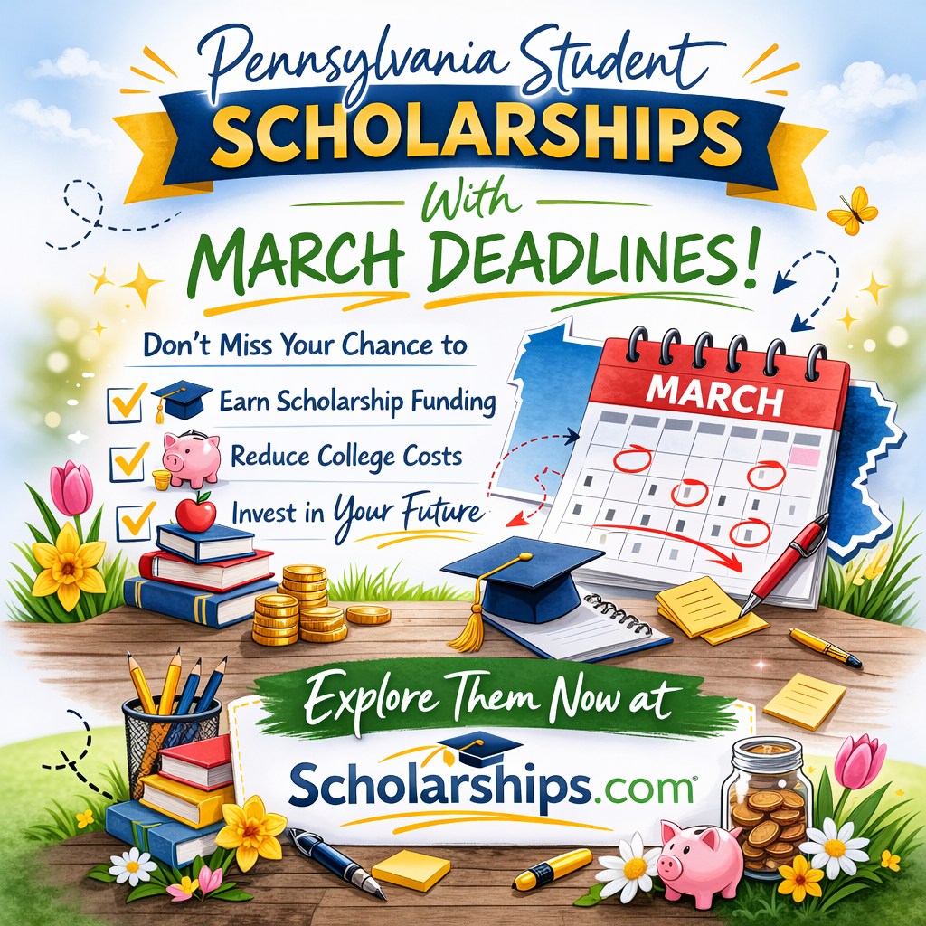 Pennsylvania Student Scholarships with March Deadlines