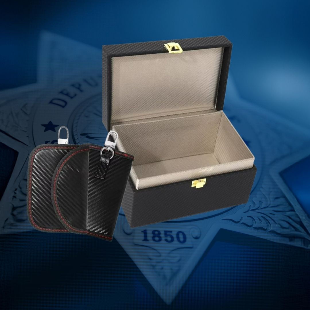 A steering wheel with lock and hood locks.