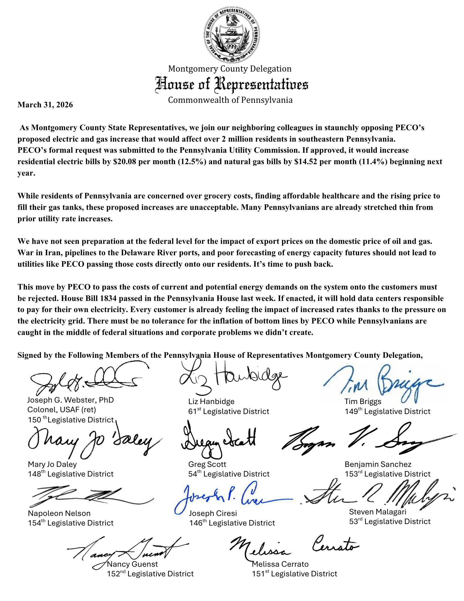 Oppose Rate Increases