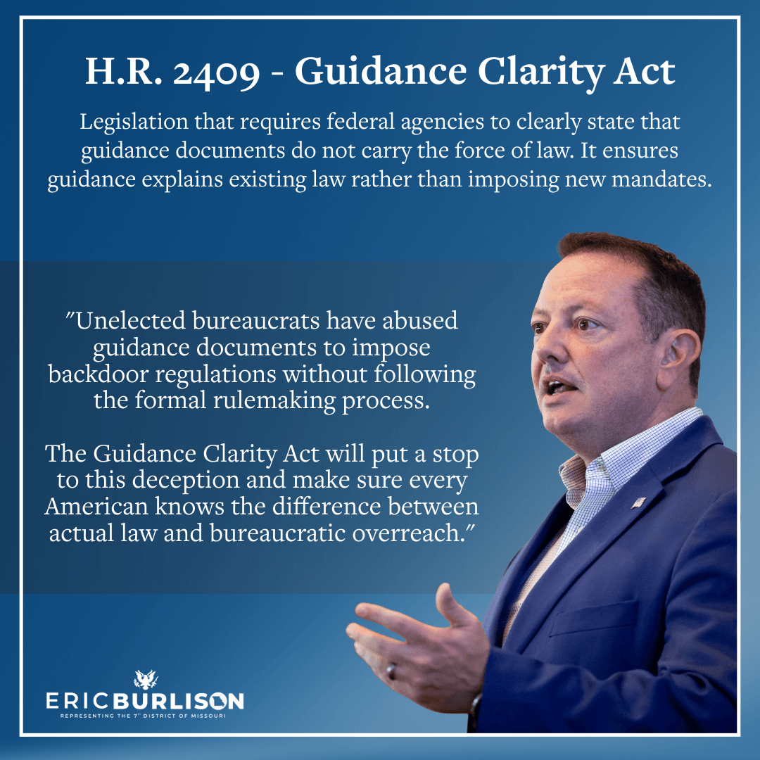 Guidance Clarity Act