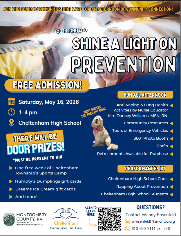 Shine a Light on Prevention at Cheltenham High School