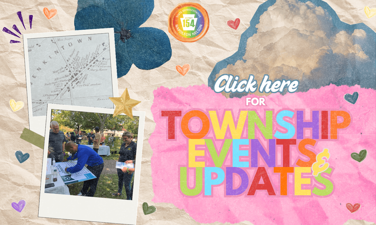 Township Events and Update banner