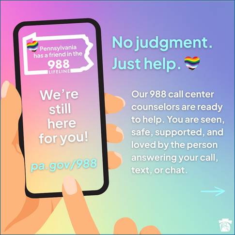 PA DHS 988 Suicide & Crisis Lifeline