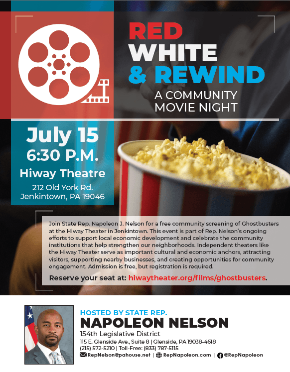 Red, White & Rewind Movie Night