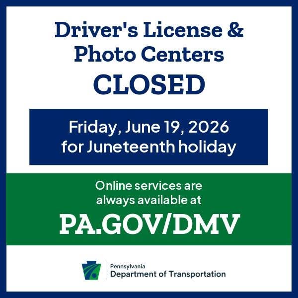 PennDOT DMV Closures