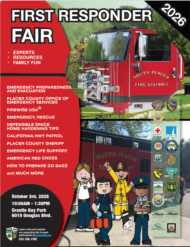 A flyer that says "First Responder Fair"
