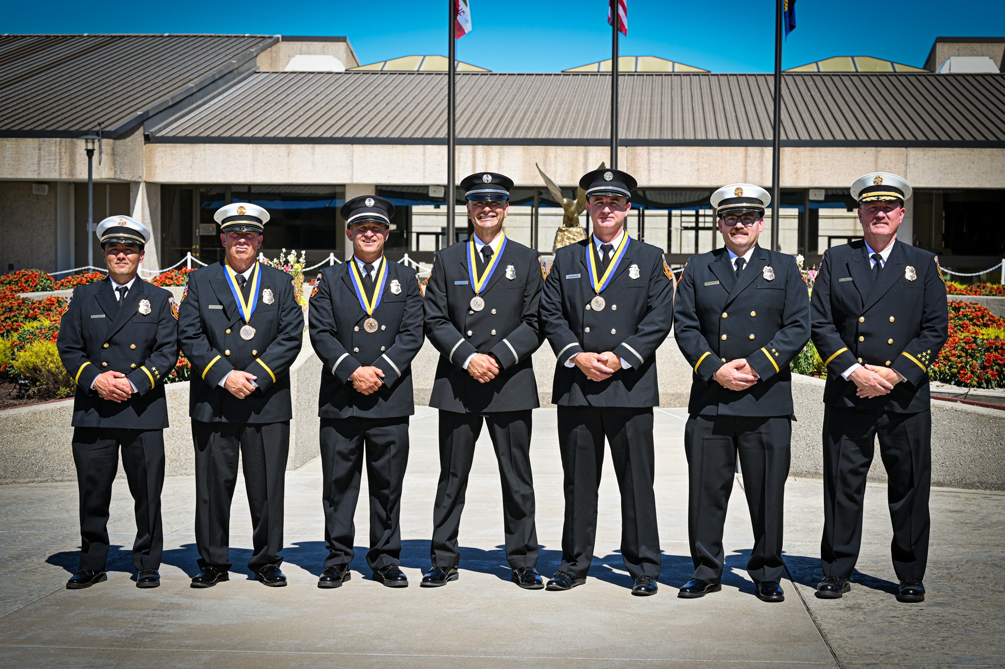 SLO County Firefighters receive Gold Medal of Valor