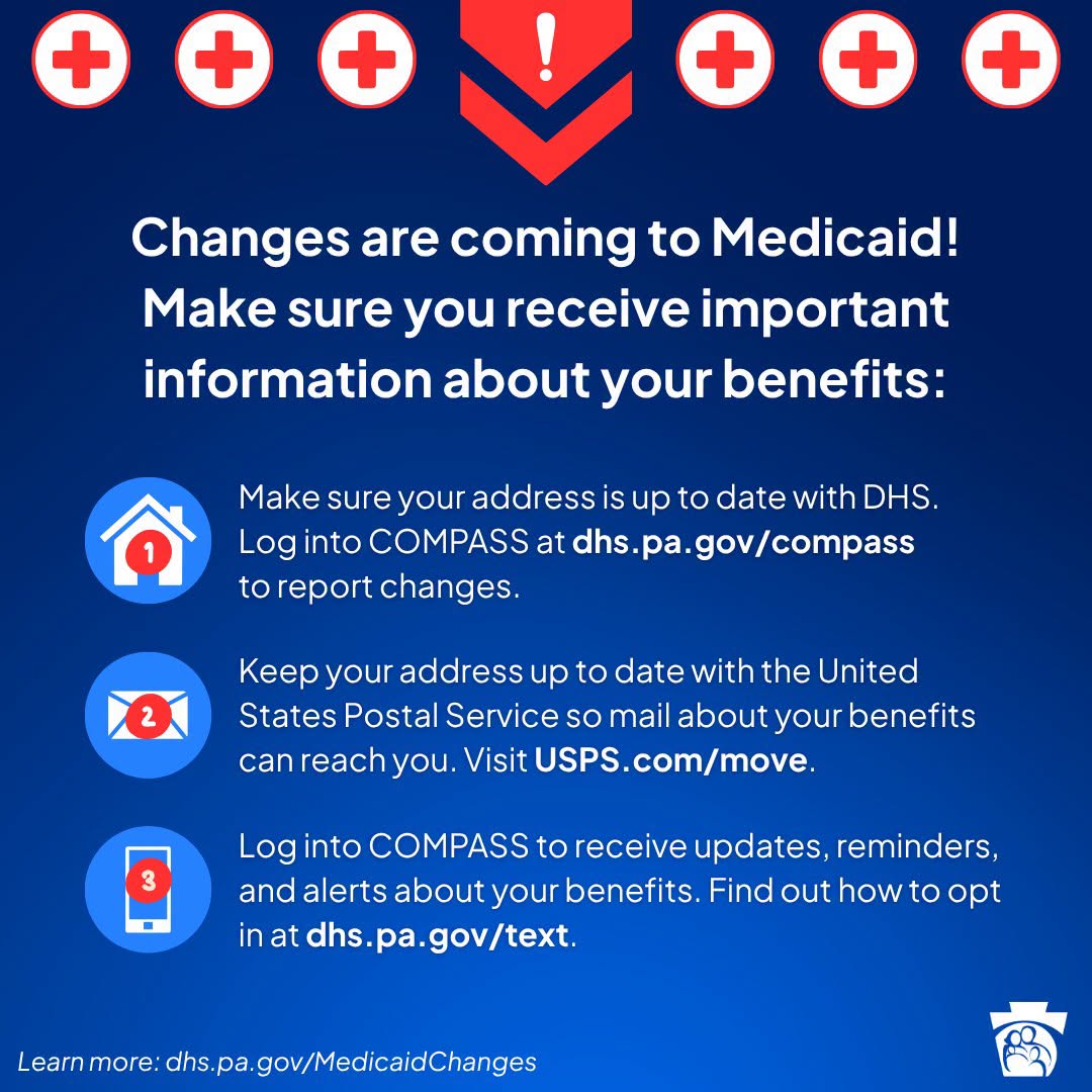 Changes Coming to Medicaid in Pennsylvania