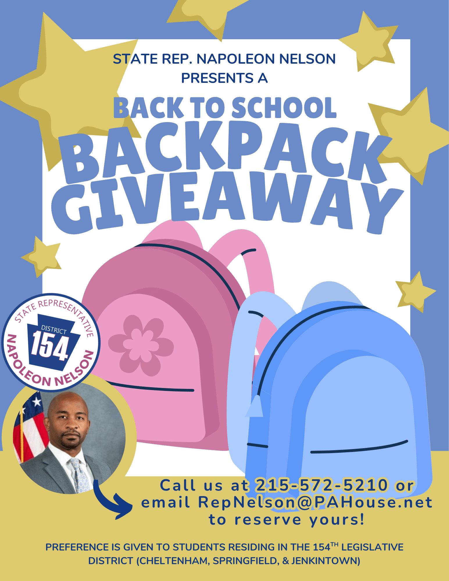 Back to School Backpack Giveaway